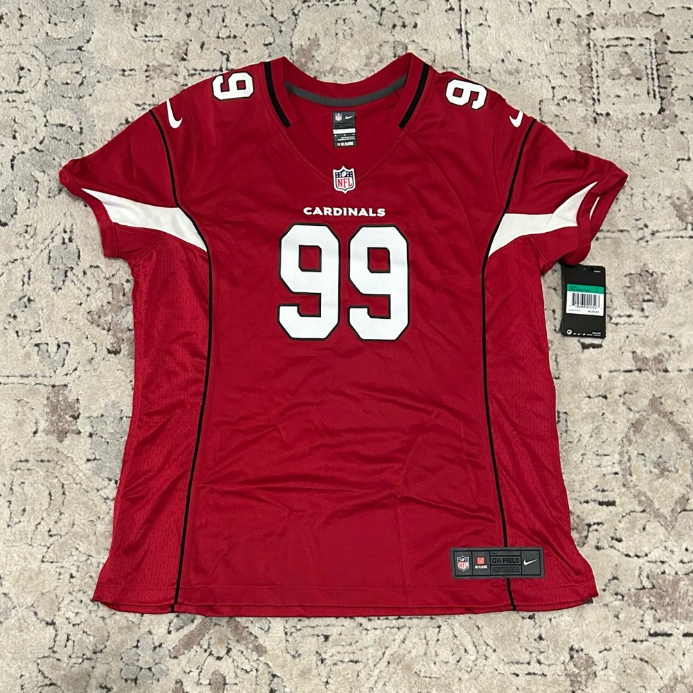 Nike Authentic Arizona Cardinals J.J. Watt #99 NFL Red Jersey Women’s Size: XL - Picture 2 of 10